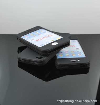 厂家直销，品质保证 深圳市七彩通硅塑胶科技苹果iPhone 4GS/4S手机硅胶套批发供应