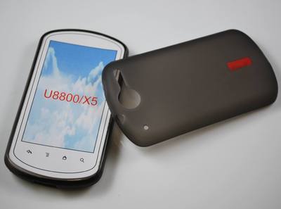 批发中兴U8800手机内外磨砂清水套 广州市七彩通讯产品详解